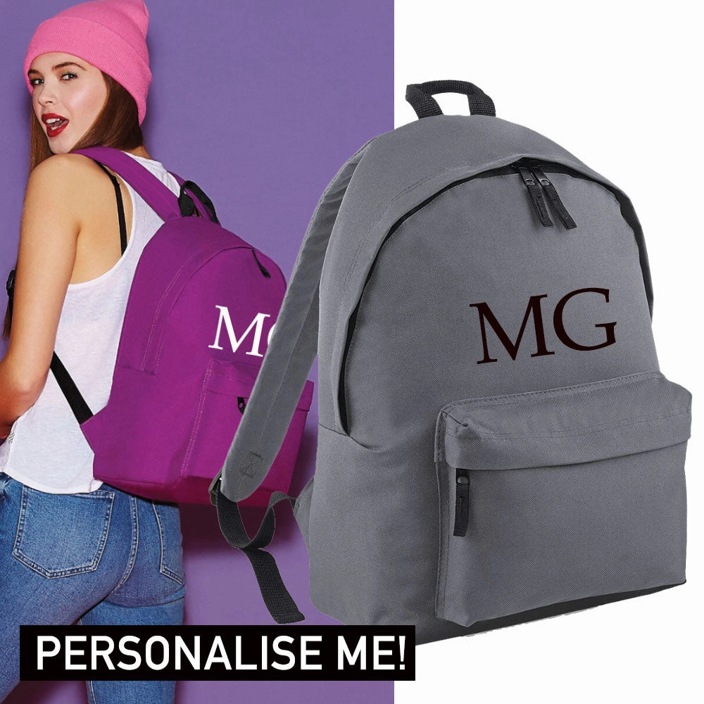 Personalised Initial Varsity Regular Backpack (MRK X)