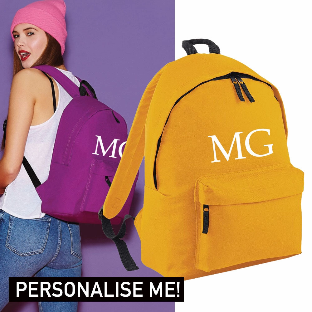 Personalised Initial Varsity Regular Backpack (MRK X)