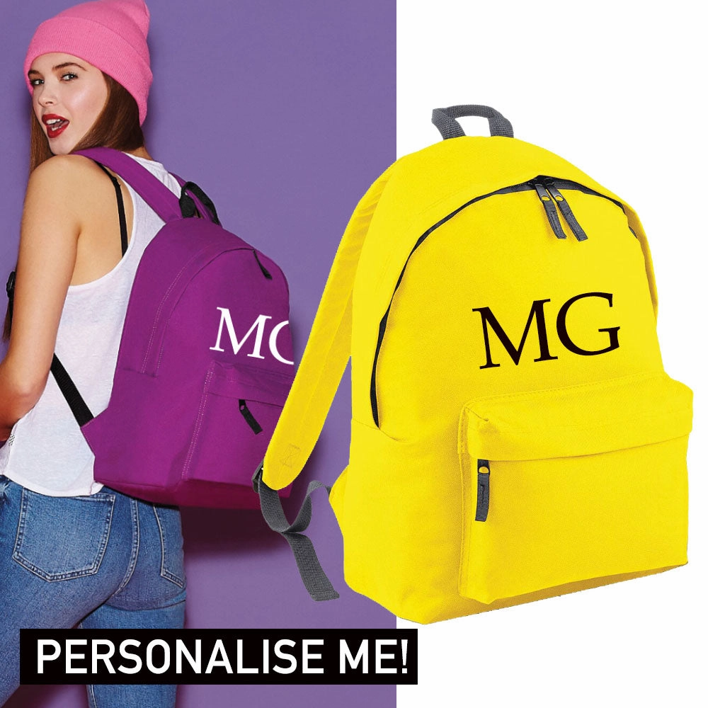 Personalised Initial Varsity Regular Backpack (MRK X)