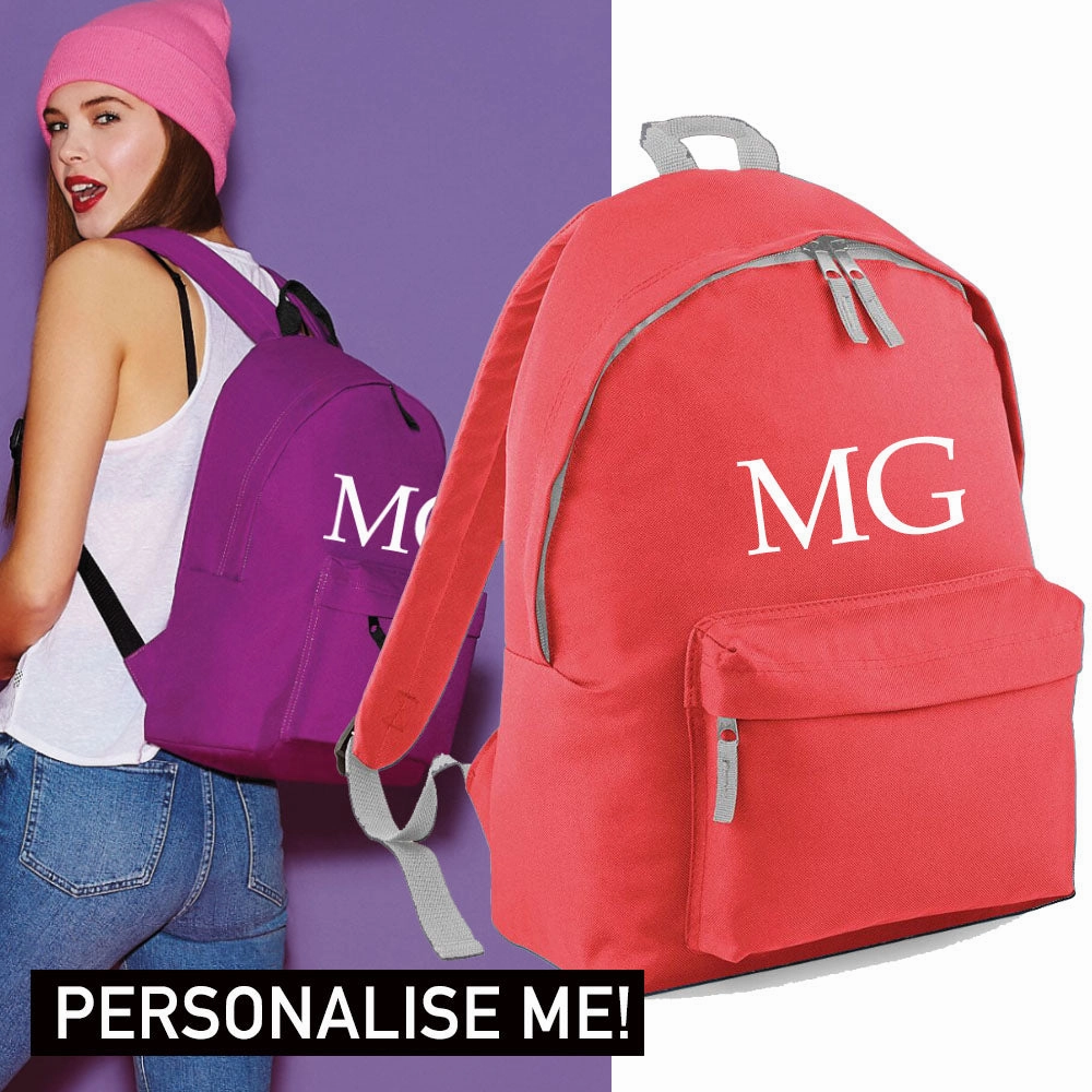 Personalised Initial Varsity Regular Backpack (MRK X)
