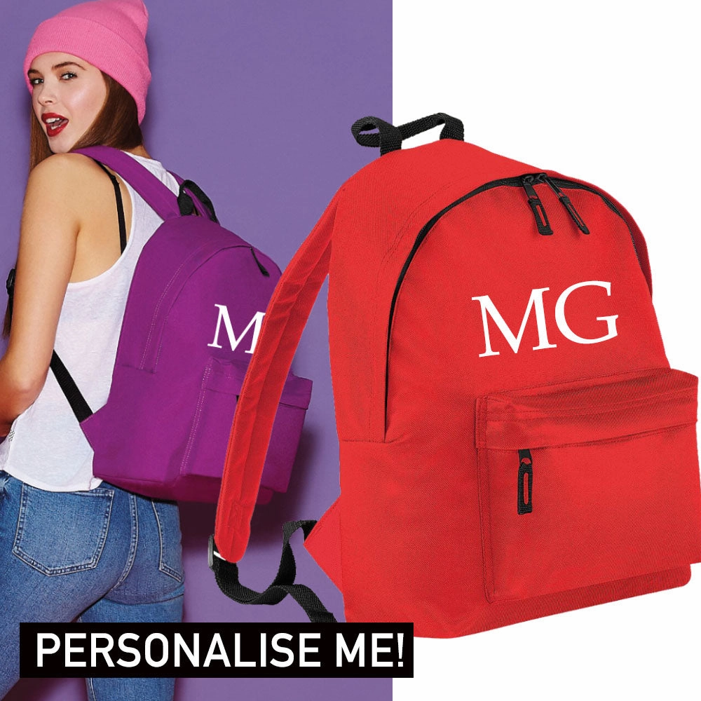 Personalised Initial Varsity Regular Backpack (MRK X)