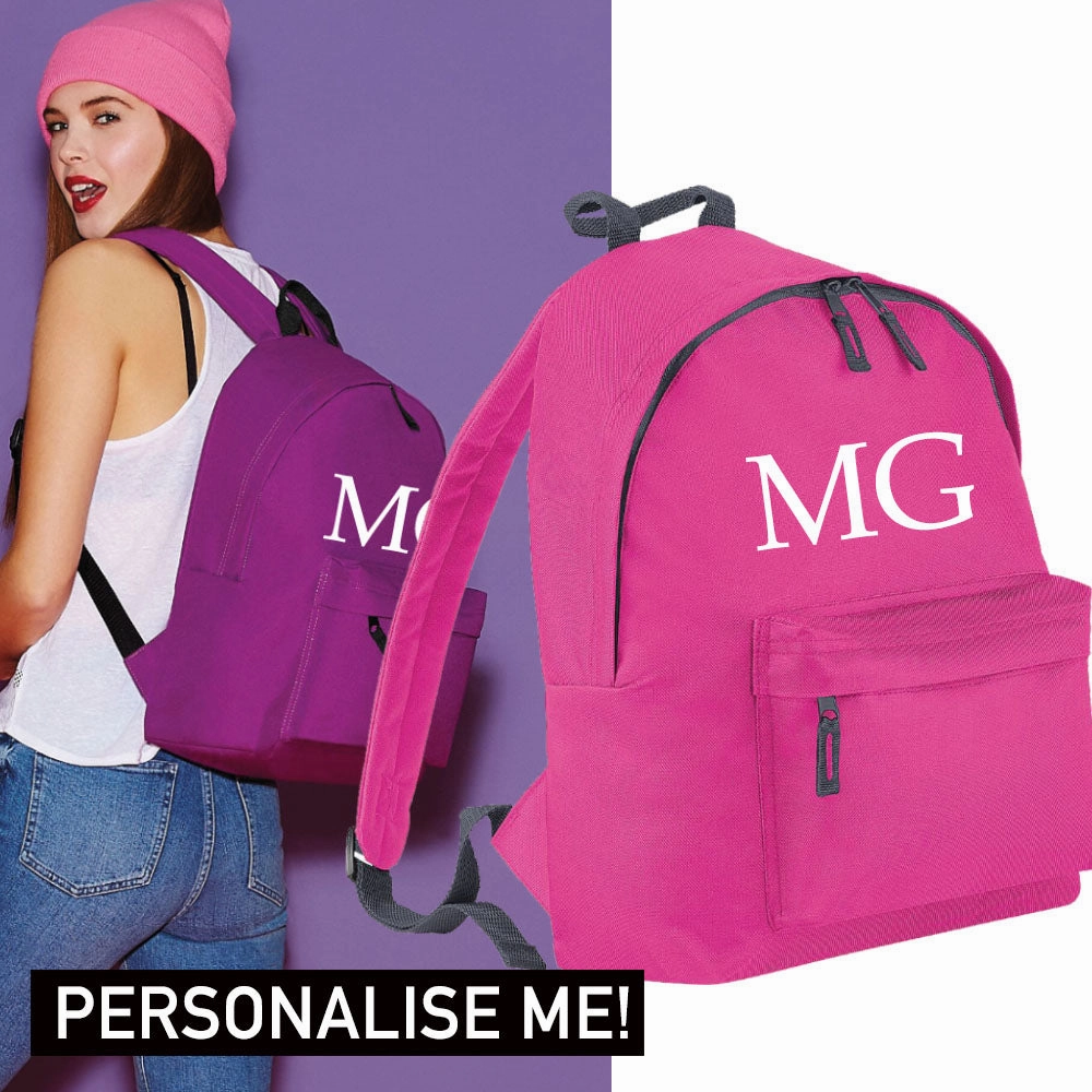 Personalised Initial Varsity Regular Backpack (MRK X)