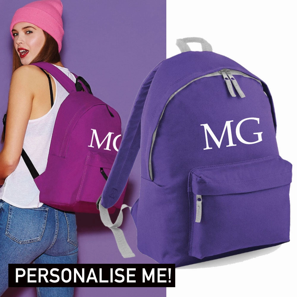 Personalised Initial Varsity Regular Backpack (MRK X)