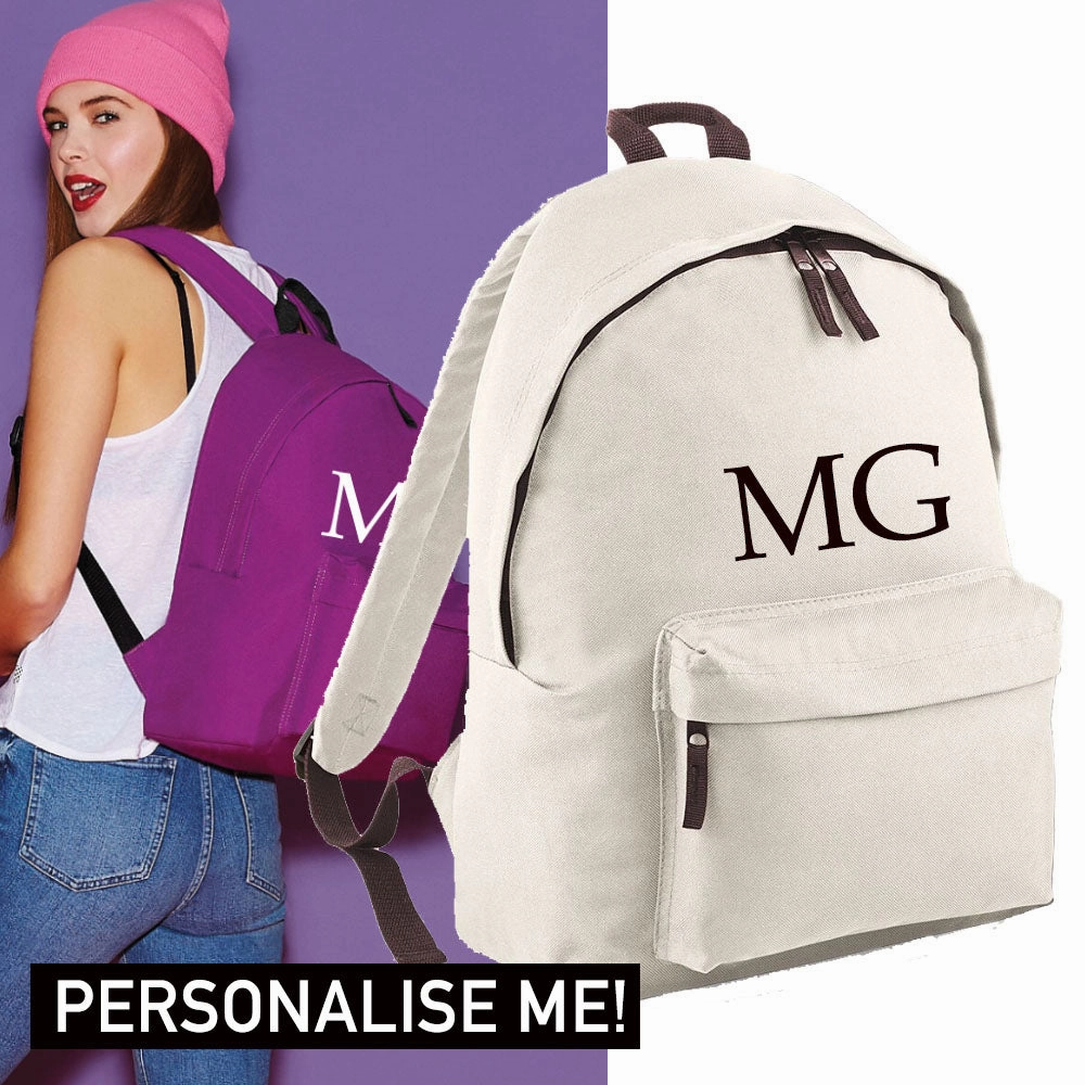 Personalised Initial Varsity Regular Backpack (MRK X)