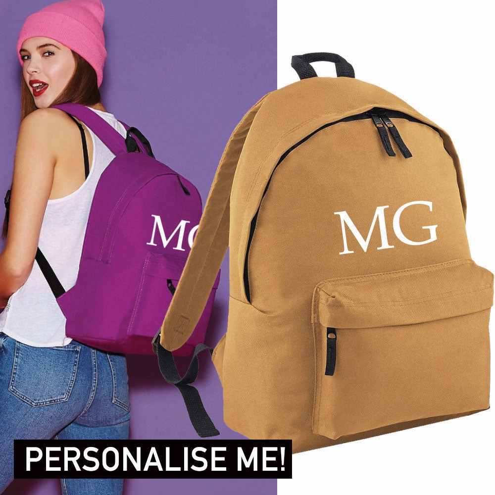 Personalised Initial Varsity Regular Backpack (MRK X)