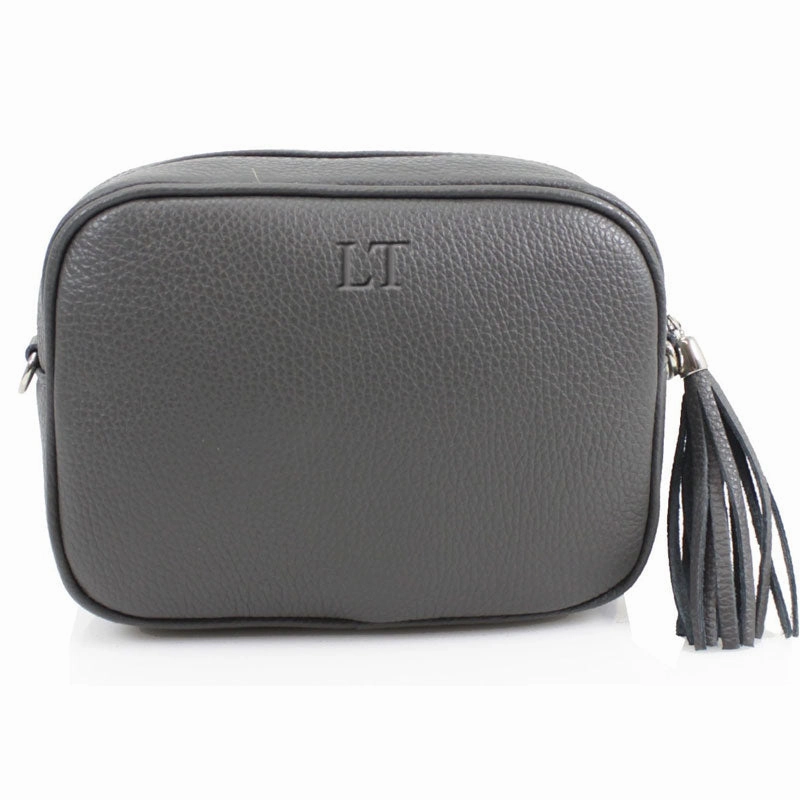 Personalised Leather Tonal Embossed Crossbody Bag Holiday Collection - holiday outfits clearance