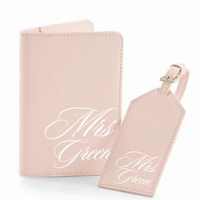 Personalised Mrs Boutique Travel Set Holiday Collection - holiday outfits clearance