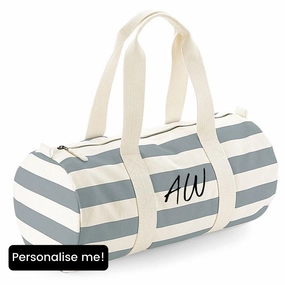 Personalised Nautical Barrel Bag Holiday Collection - holiday outfits clearance