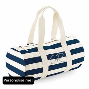 Personalised Nautical Barrel Bag Holiday Collection - holiday outfits clearance
