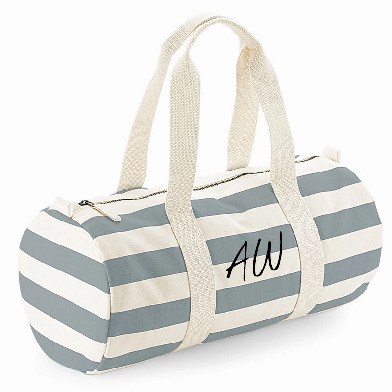 Personalised Nautical Barrel Bag