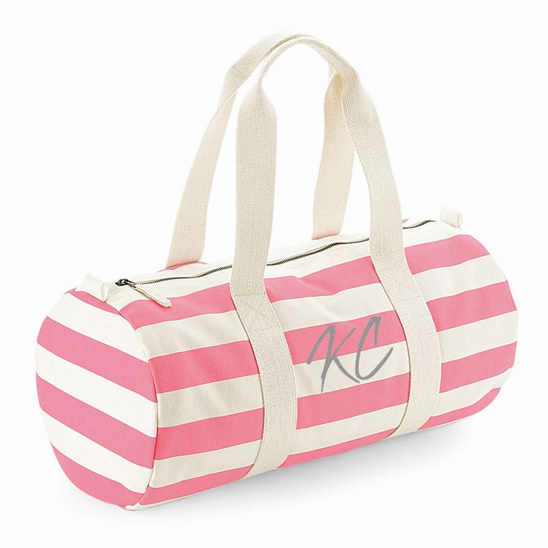 Personalised Nautical Barrel Bag