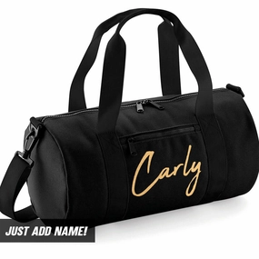 Personalised Script Name Mini Barrel Bag (MRK X) Holiday Collection - holiday outfits clearance