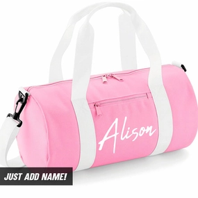 Personalised Script Name Mini Barrel Bag (MRK X) Holiday Collection - holiday outfits clearance