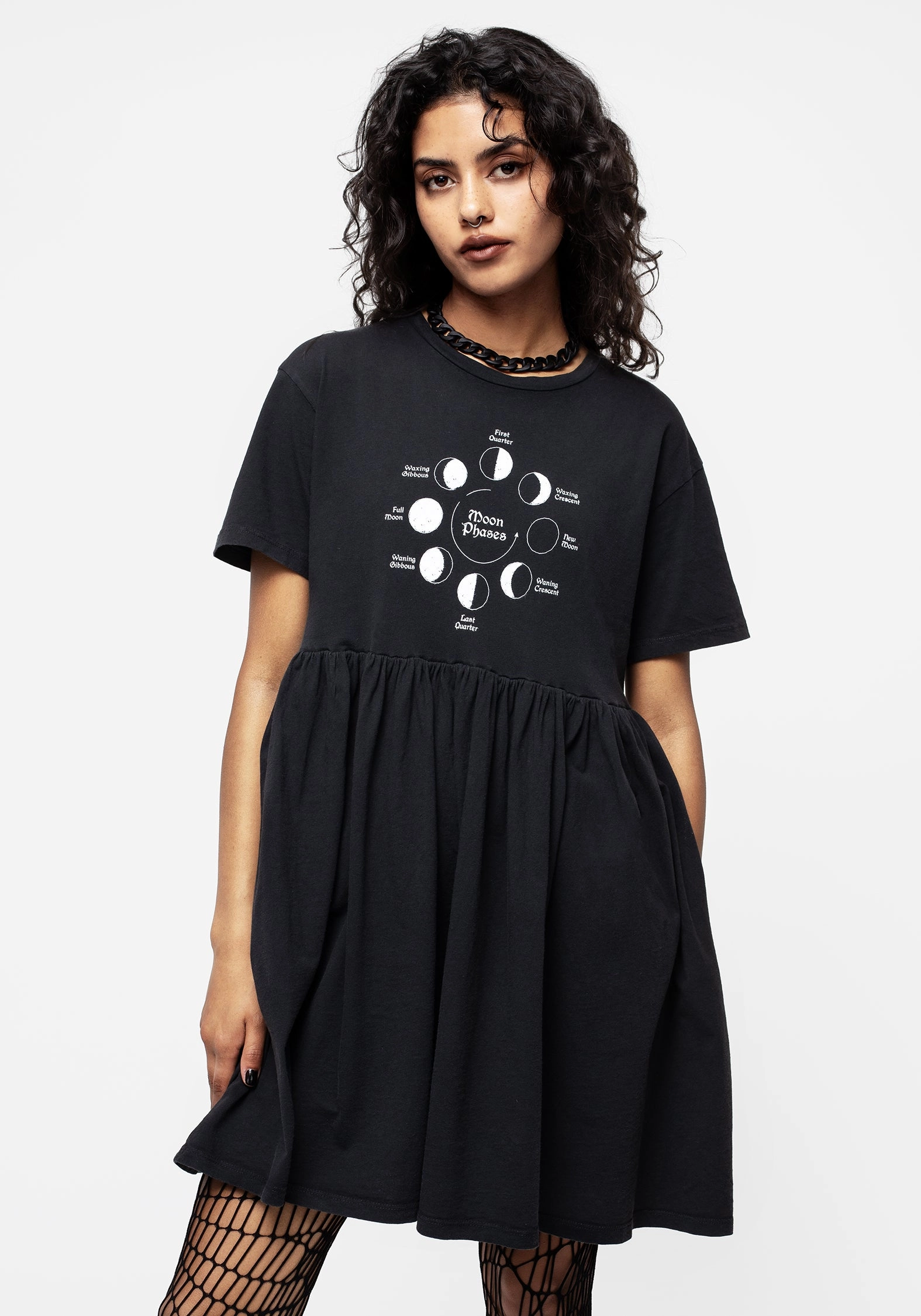 Phase Graphic Print Mini Skater Dress Dresses Womens - women's dresses clearance