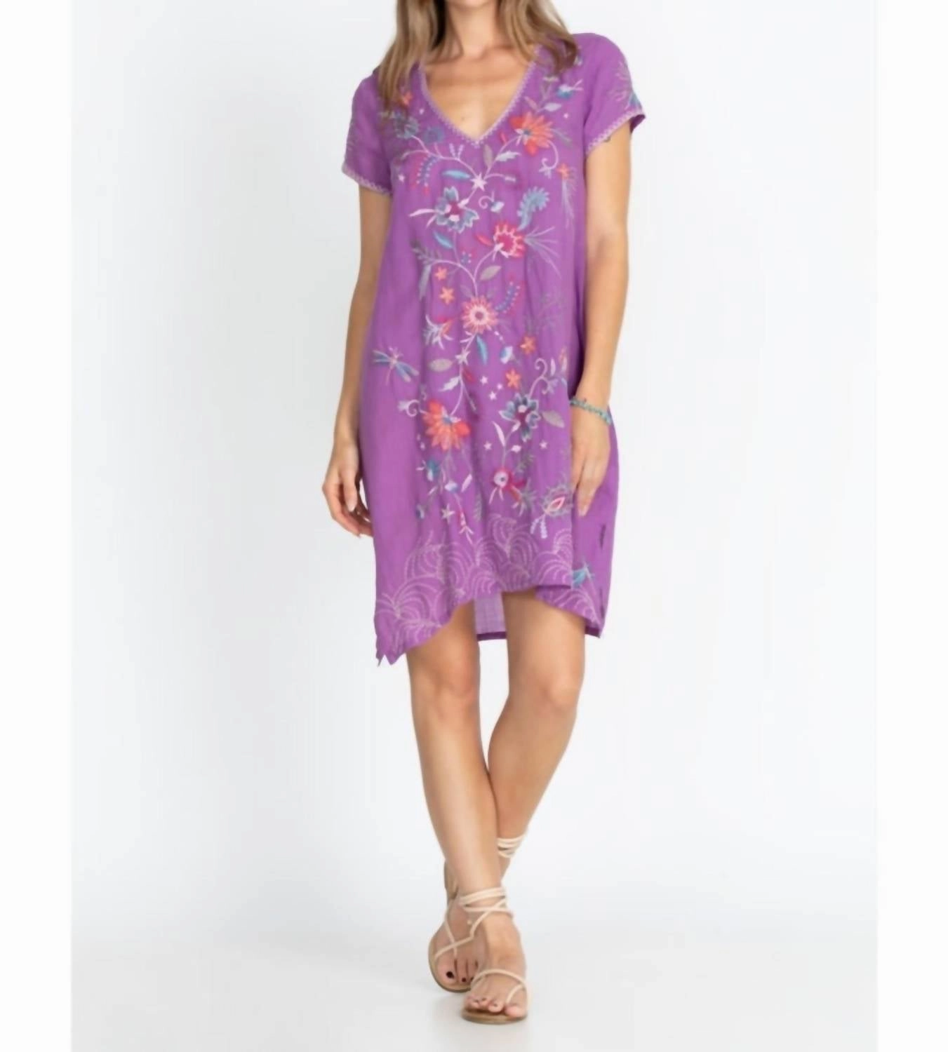 Phoebe Drape Tunic Dress In Irs
