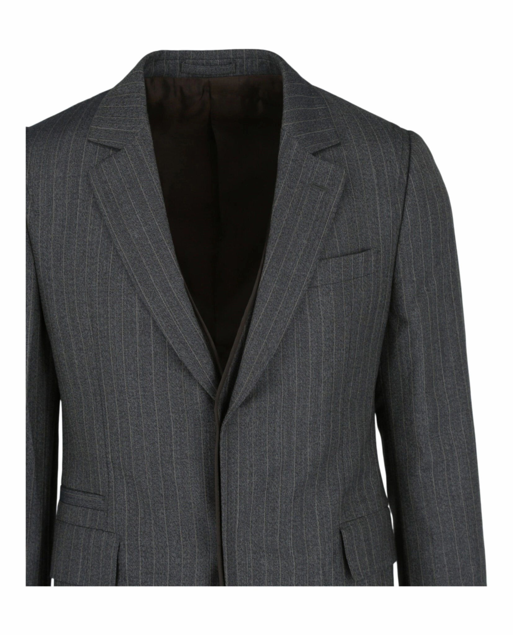 Pinstriped Wool Balzer