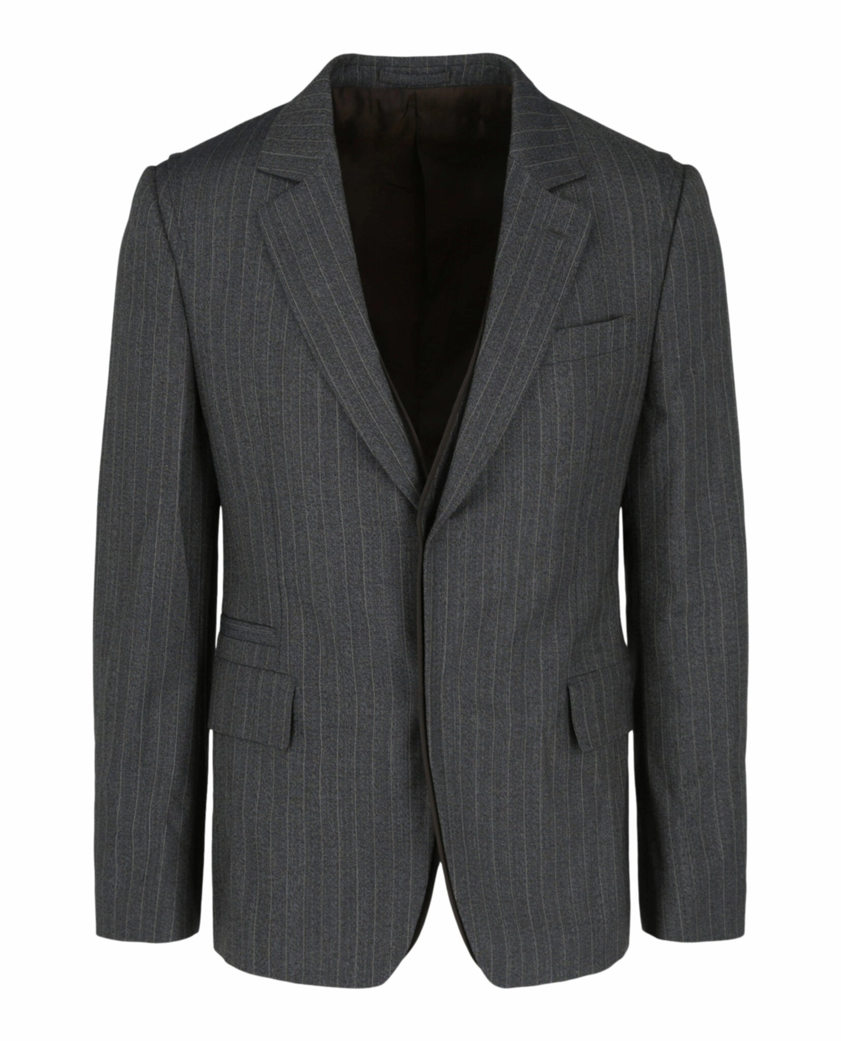 Pinstriped Wool Balzer