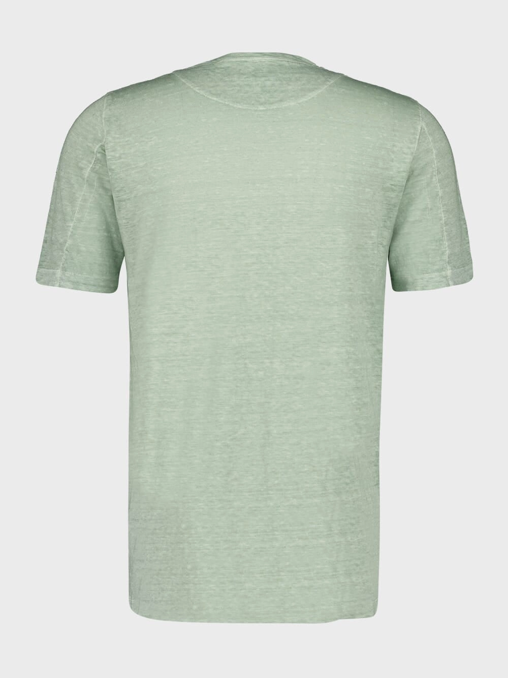 Pistache Soft Fade Linen Short Sleeve T-Shirt