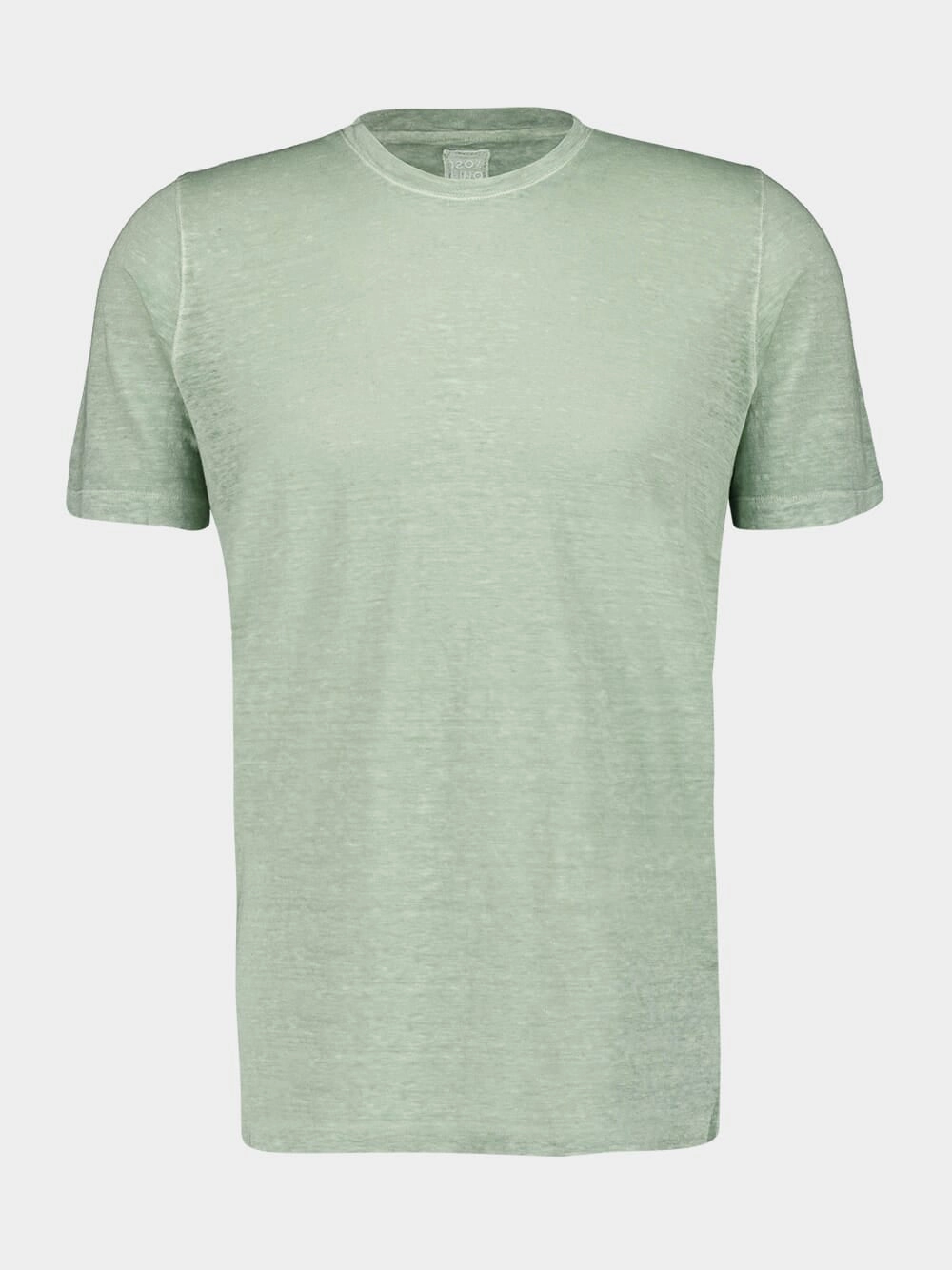 Pistache Soft Fade Linen Short Sleeve T-Shirt Tops Mens - flannel shirts
