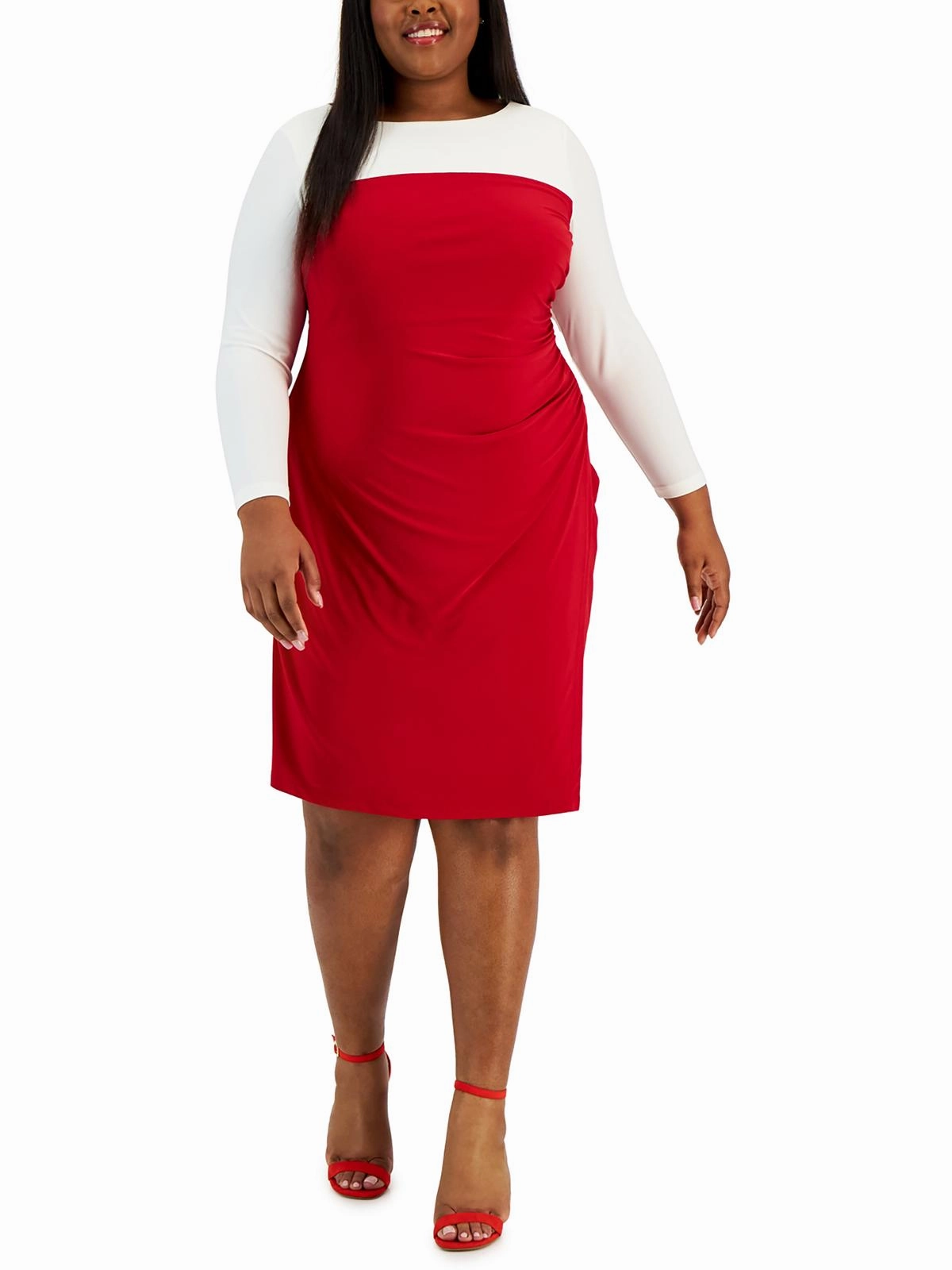 Plus Womens Party Short Shift Dress