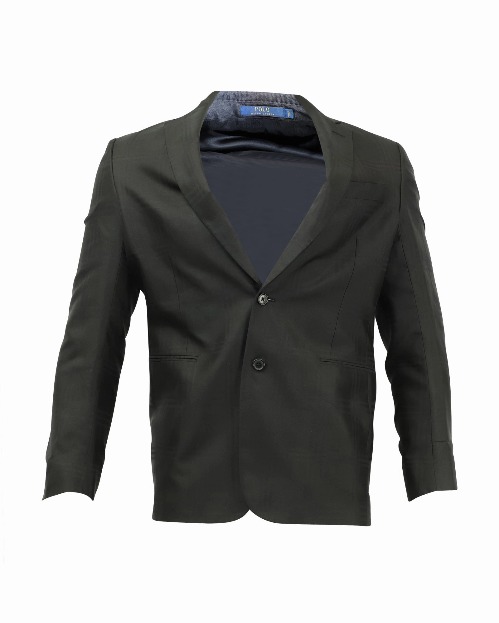 Polo Ralph Lauren Check Dinner Jacket in Black Silk