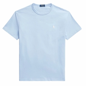 Polo Ralph Lauren Classic Fit Jersey Crewneck T-Shirt Chambray Blue henley shirts online