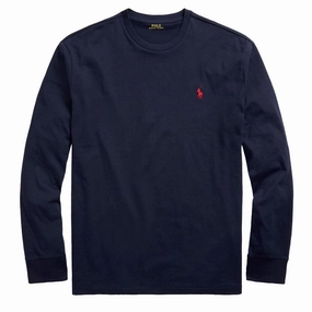 Polo Ralph Lauren Classic Fit Jersey Long-Sleeve T-Shirt Ink henley shirts online