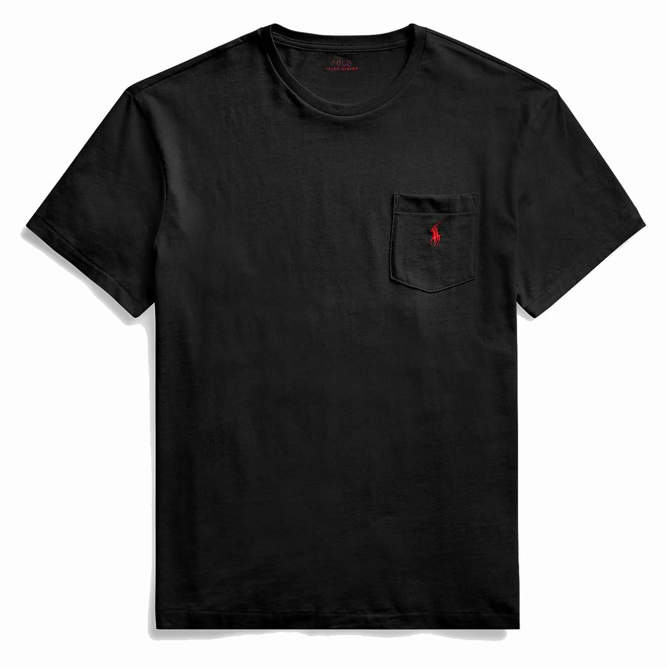 Polo Ralph Lauren Classic Fit Jersey Pocket T-Shirt RL Black henley shirts online