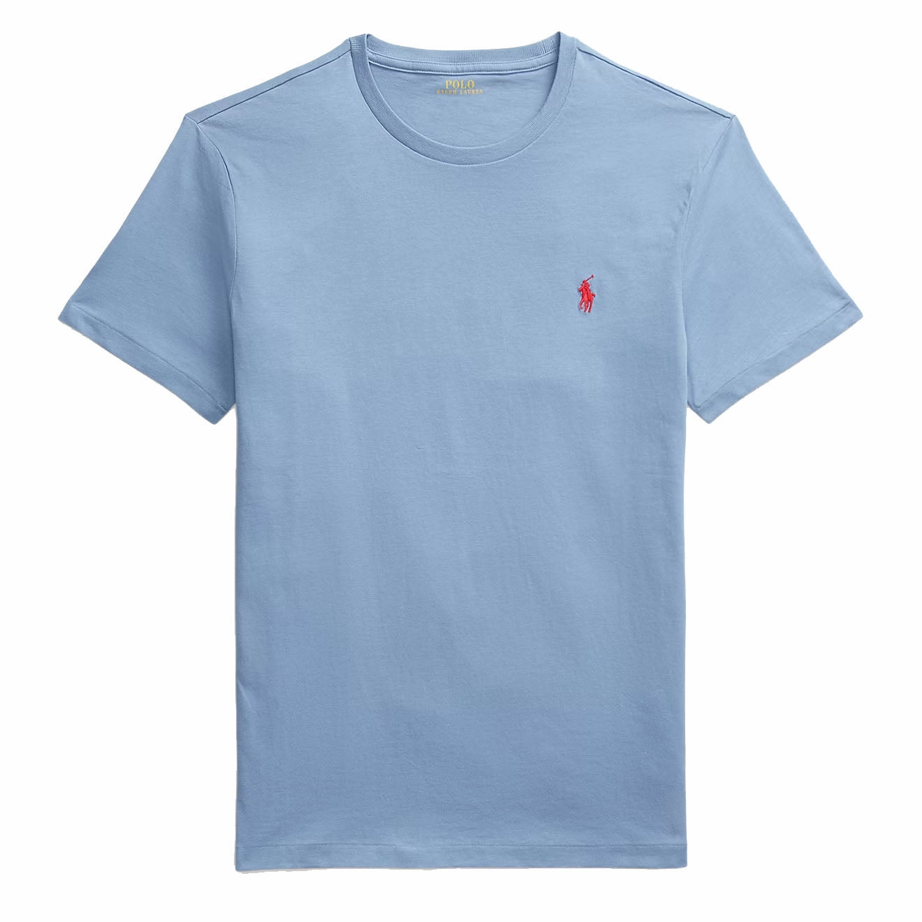 Polo Ralph Lauren Custom Slim Crewneck T-Shirt Campus Blue henley shirts online