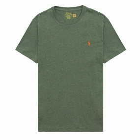 Polo Ralph Lauren Custom Slim Crewneck T-Shirt Cargo Green henley shirts online