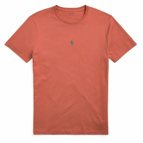 Polo Ralph Lauren Custom Slim Fit Centre Logo T-Shirt Adirondack Berry henley shirts online