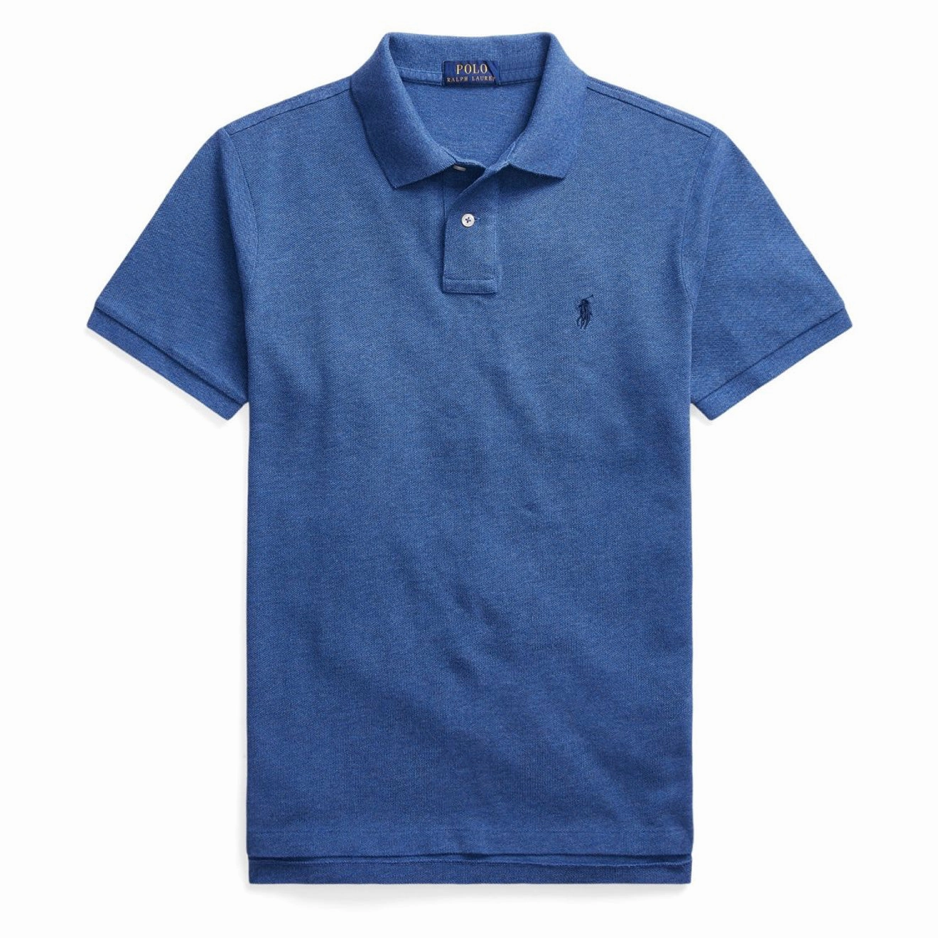 Polo Ralph Lauren Custom Slim Fit Classic Polo Royal Blue Heather mens t-shirts outlet
