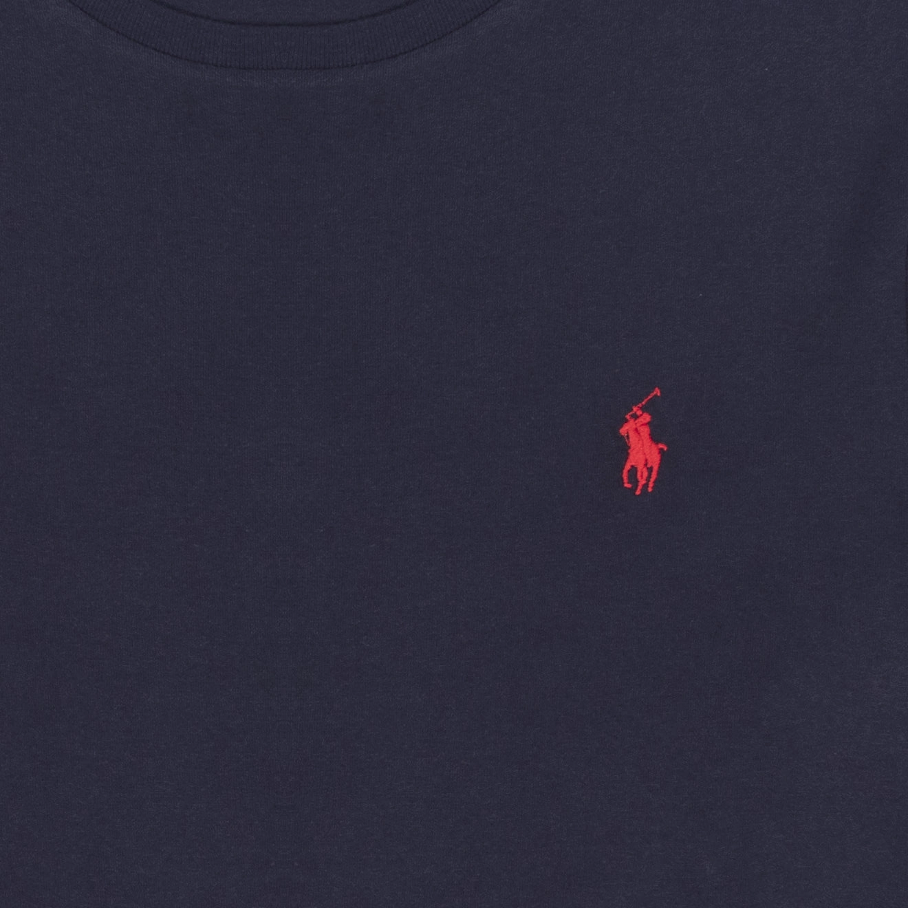 Polo Ralph Lauren Custom Slim Fit Cotton LS T-Shirt Ink Navy