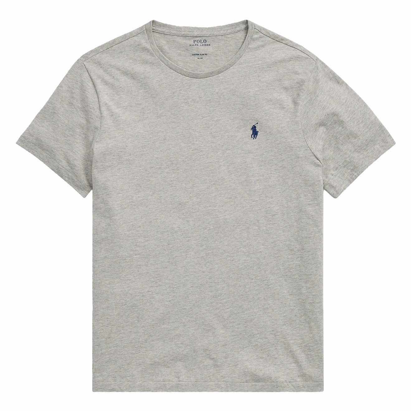 Polo Ralph Lauren Custom Slim Fit Cotton T-Shirt Grey henley shirts online