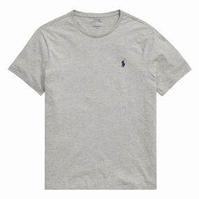 Polo Ralph Lauren Custom Slim Fit Cotton T-Shirt Grey henley shirts online