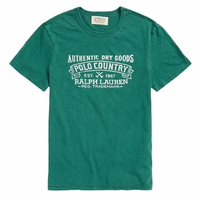 Polo Ralph Lauren Custom Slim Fit Graphic T-Shirt College Green henley shirts online