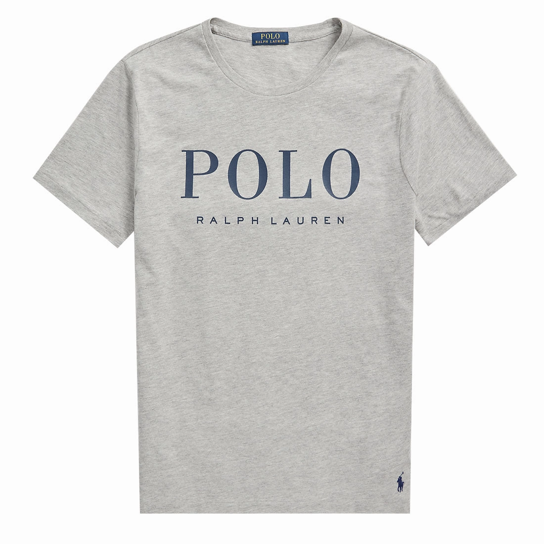 Polo Ralph Lauren Custom Slim Fit Logo Jersey T-Shirt Andover Heather / Dark Cobalt henley shirts online