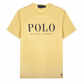 Polo Ralph Lauren Custom Slim Fit Logo Jersey T-Shirt Empire Yellow henley shirts online