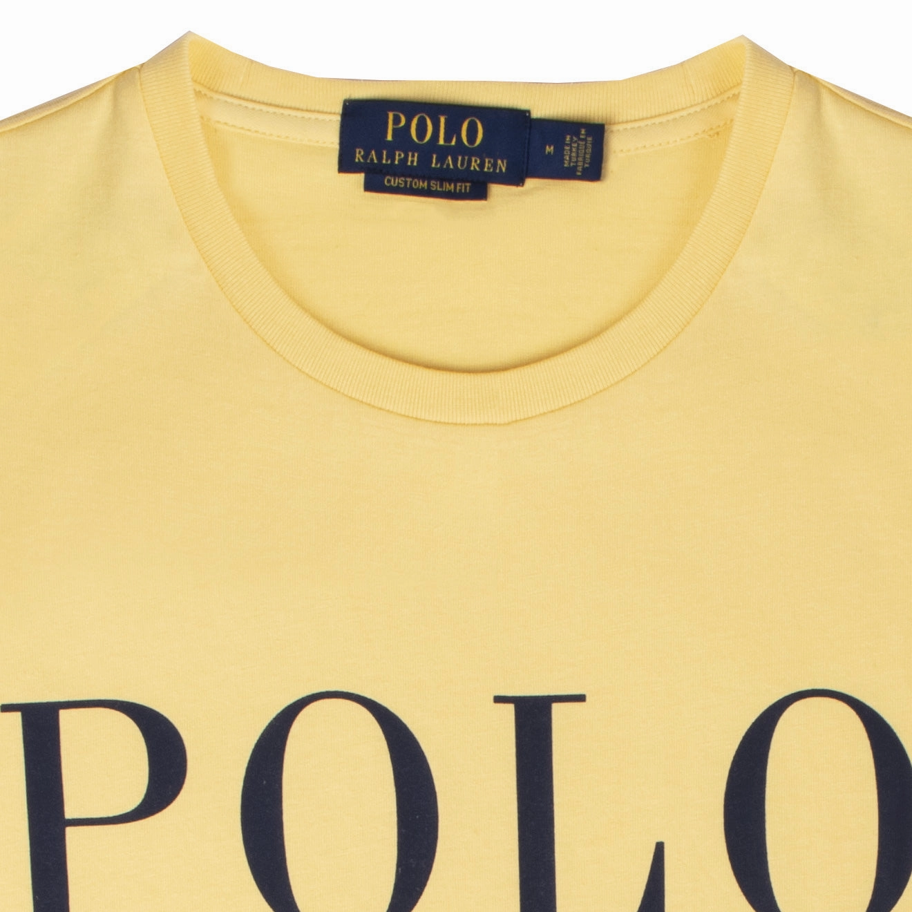 Polo Ralph Lauren Custom Slim Fit Logo Jersey T-Shirt Empire Yellow
