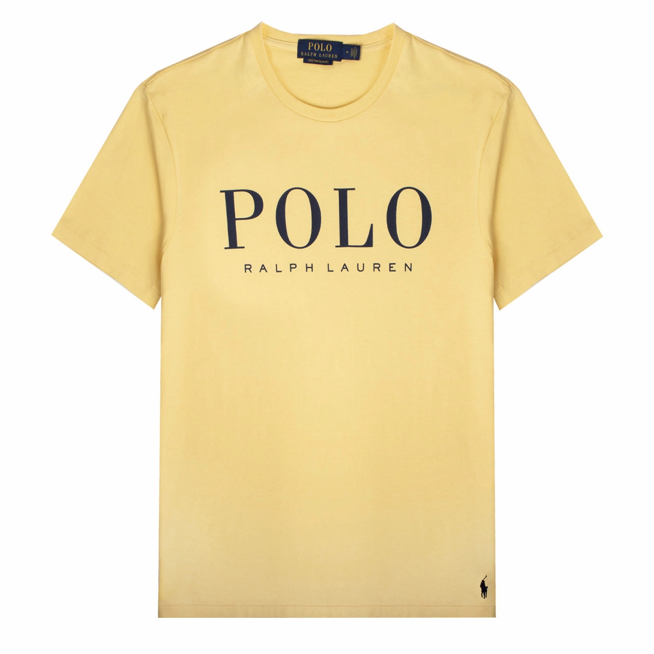 Polo Ralph Lauren Custom Slim Fit Logo Jersey T-Shirt Empire Yellow henley shirts online