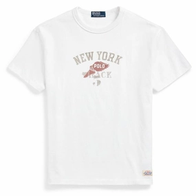 Polo Ralph Lauren New York T-Shirt Classic Oxford White henley shirts online