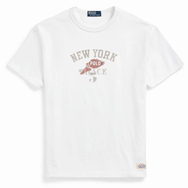 Polo Ralph Lauren New York T-Shirt Classic Oxford White henley shirts online