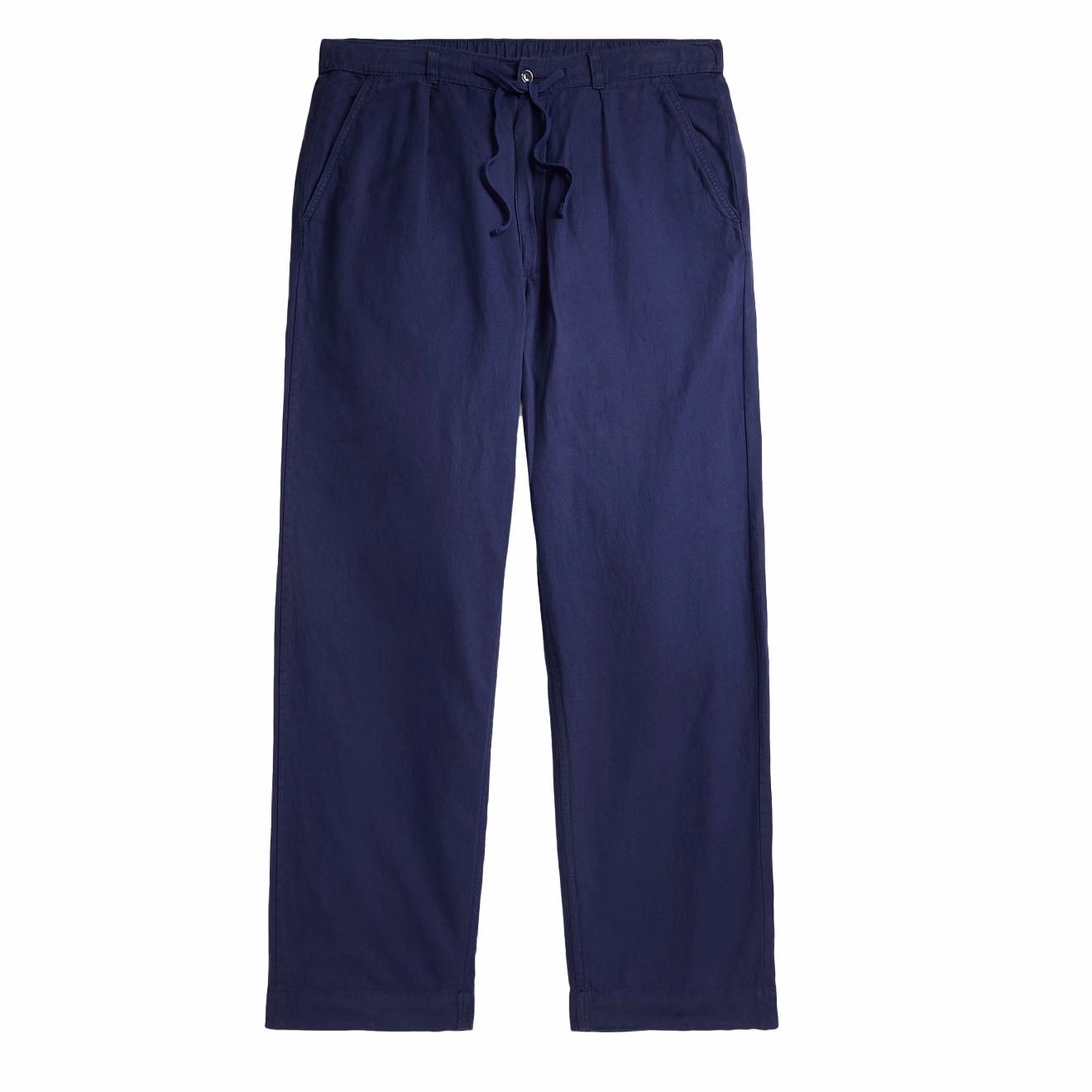 Polo Ralph Lauren Pleated Cotton Linen Pants Newport Navy mens joggers promo code