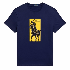 Polo Ralph Lauren Pony Print T-Shirt Cruise Navy henley shirts online