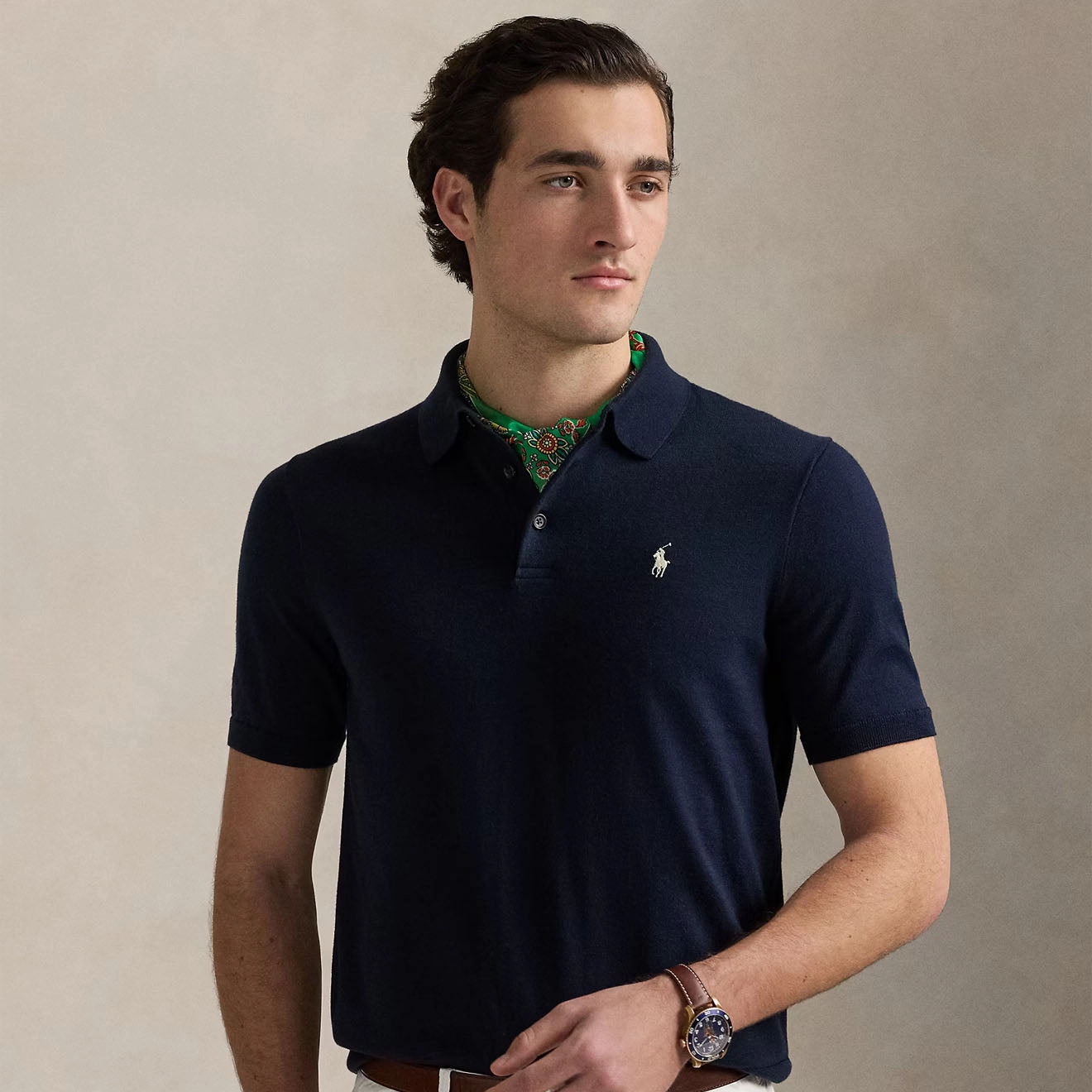 Polo Ralph Lauren Short Sleeve Pullover Standard Hunter Navy