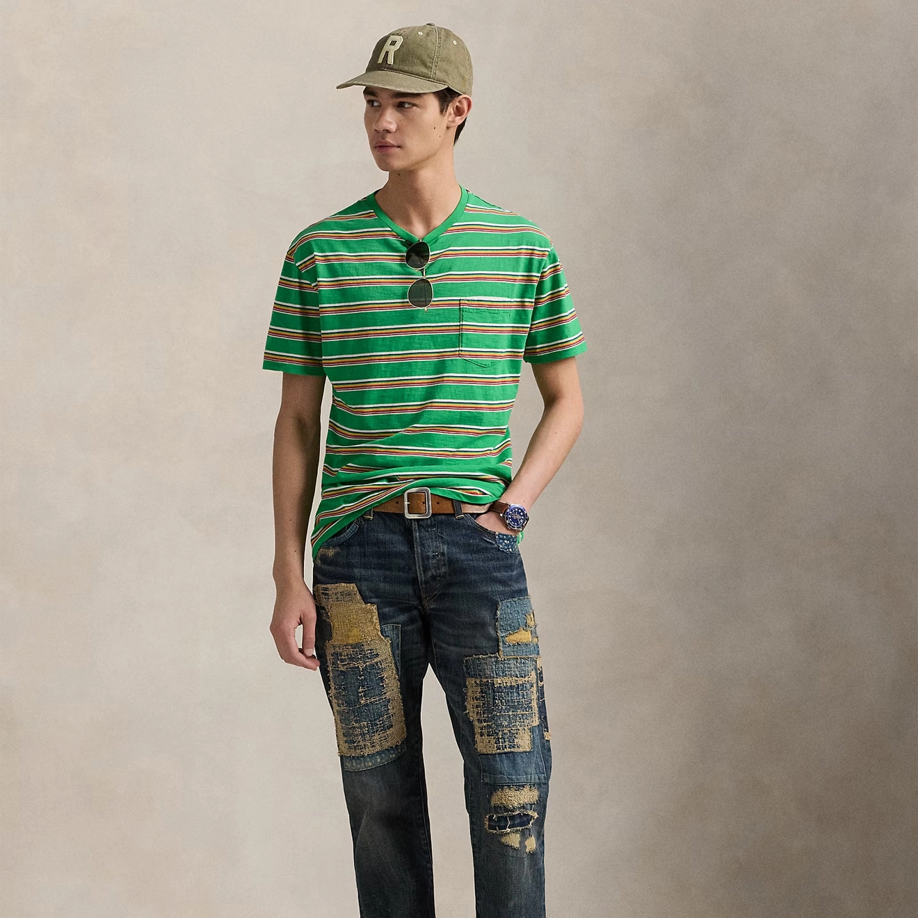 Polo Ralph Lauren Short Sleeve T Shirt Classic Stem Multi