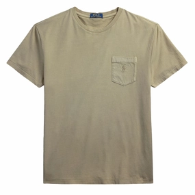 Polo Ralph Lauren Short Sleeve T Shirt Custom Slim Olive henley shirts online