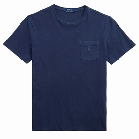 Polo Ralph Lauren Short Sleeve T Shirt Standard Newport Navy henley shirts online