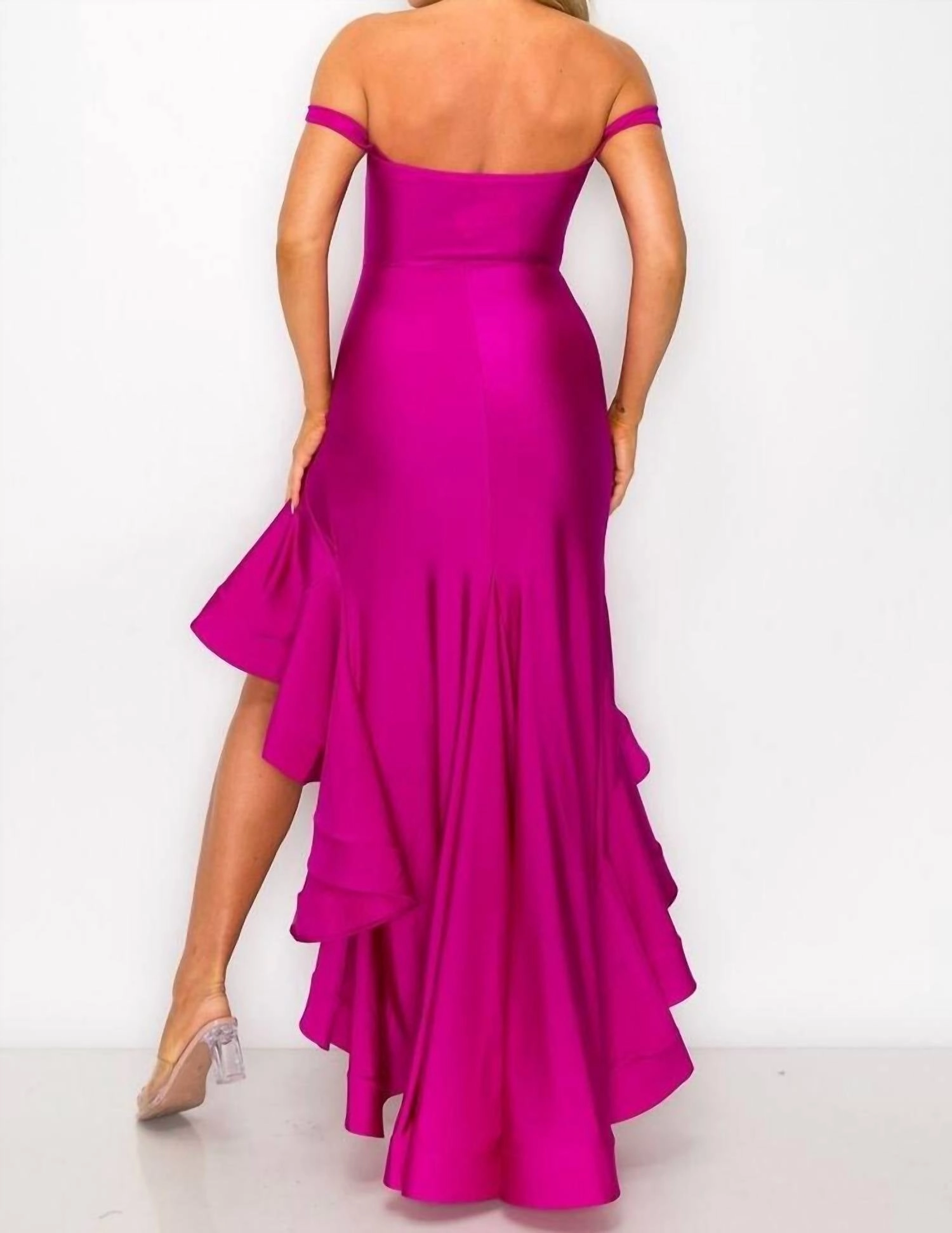 Power Barbie Holiday Dress In Fuchsia