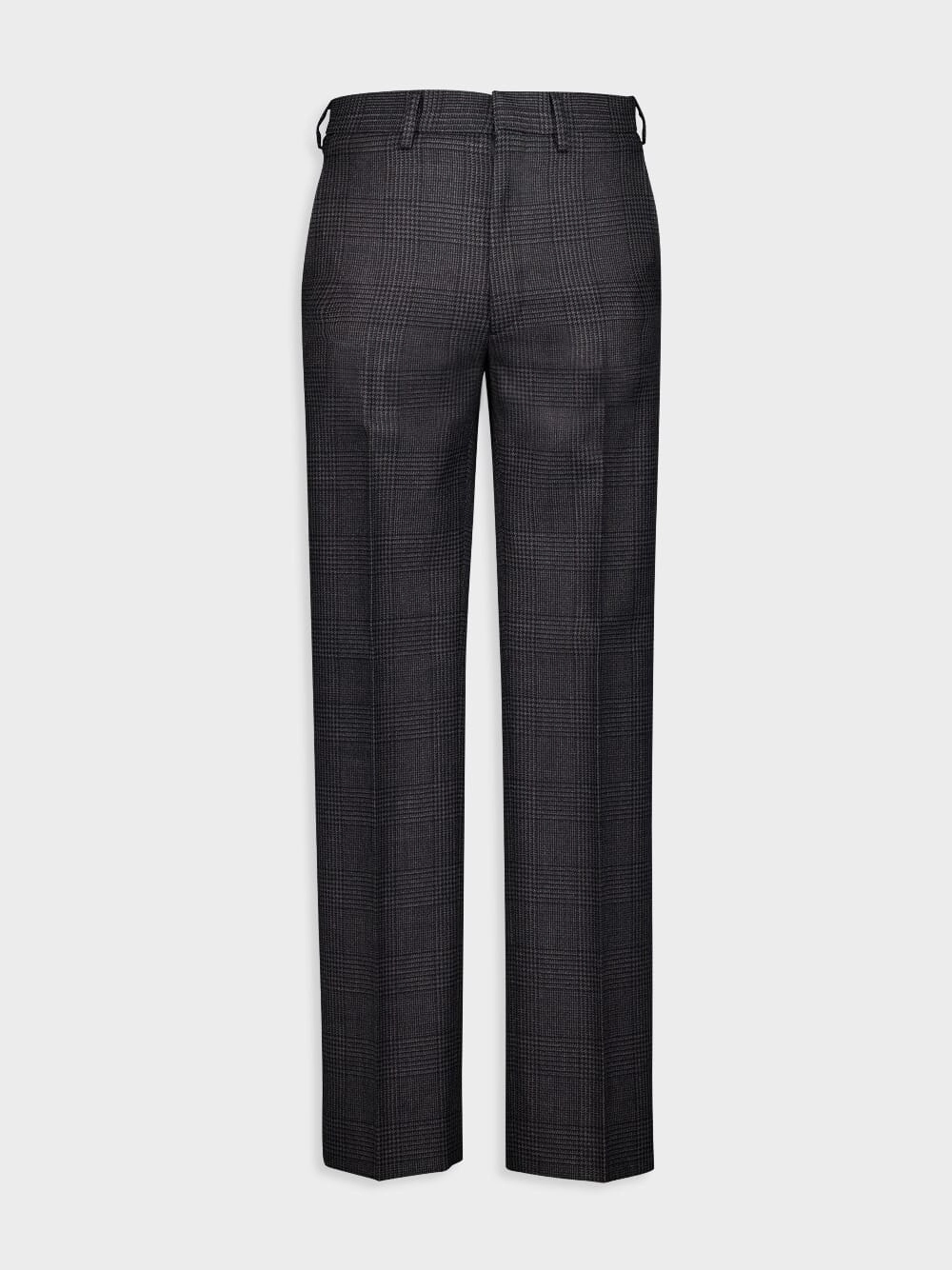 Prince of Wales Check Wool Trousers Bottoms Mens - cheap mens shorts online